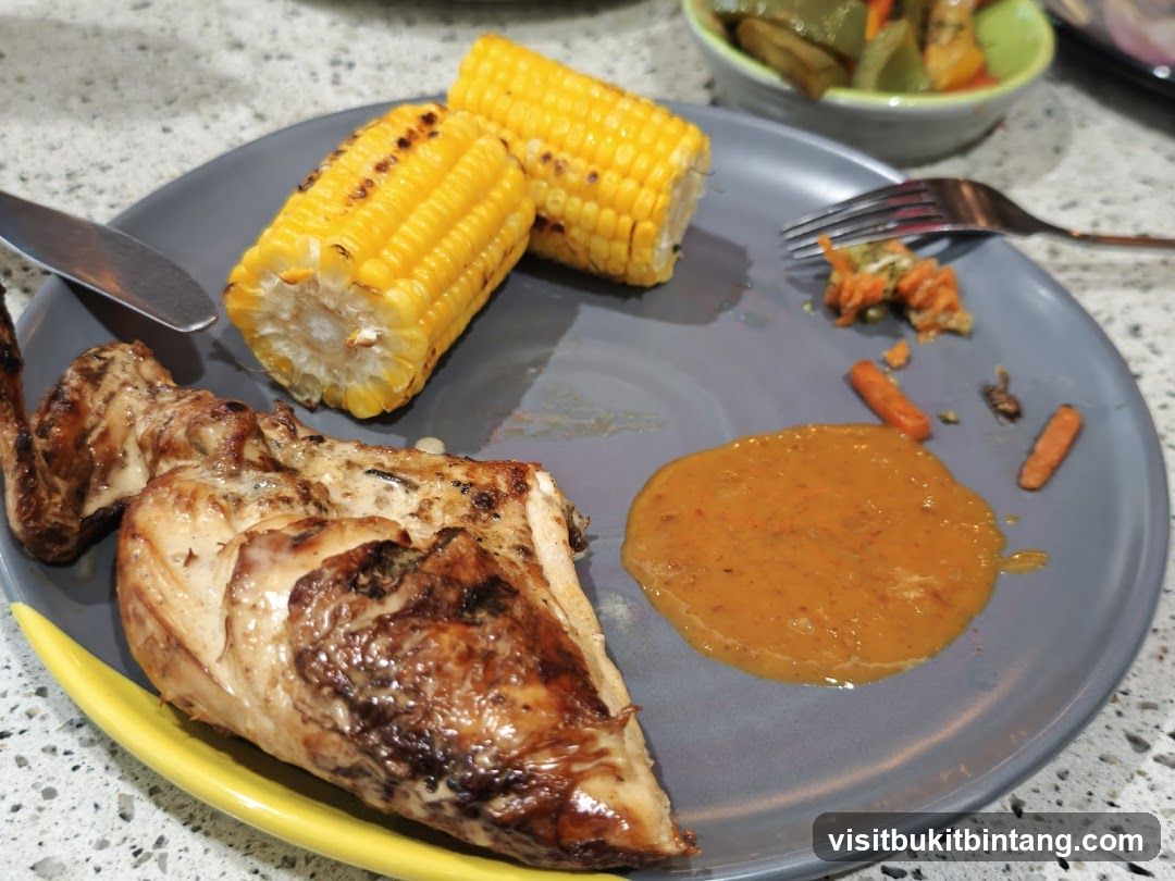 Grilled Chicken and Corn