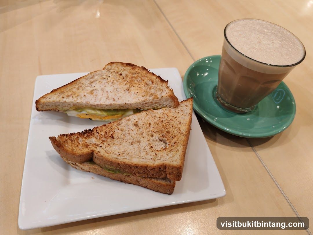 Sandwich and Coffee