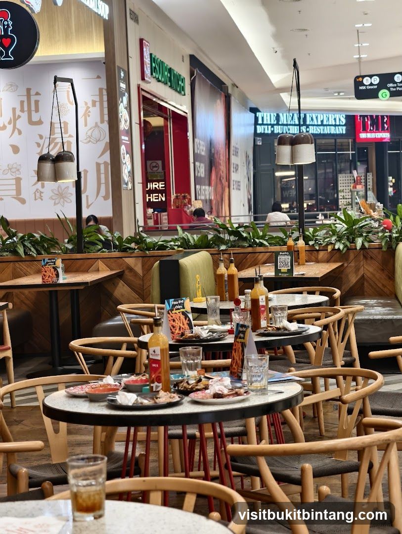 Restaurant Interior with Tables and Chairs