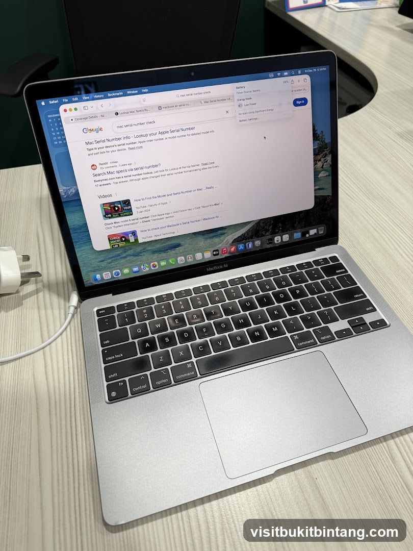 MacBook Air with Google Search