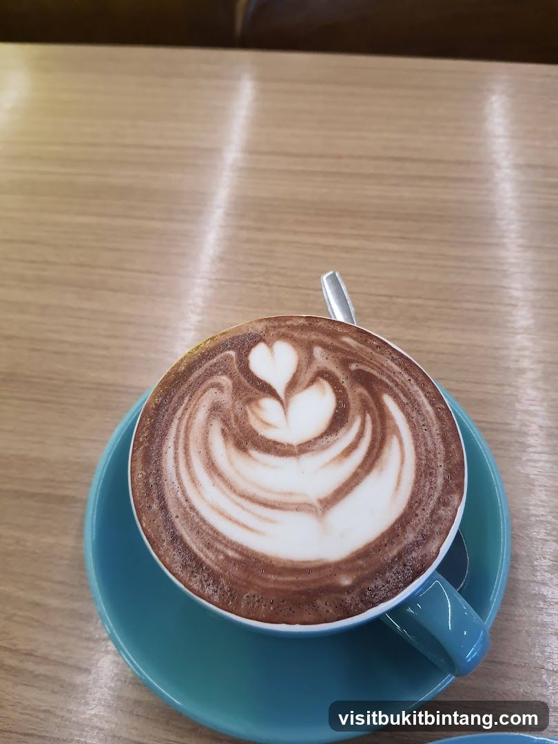 Latte with Heart Art