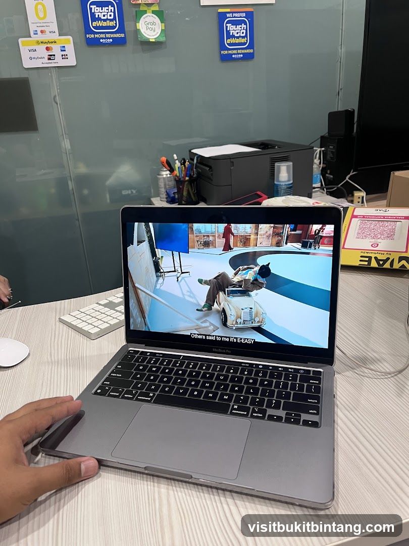Office Desk with Laptop