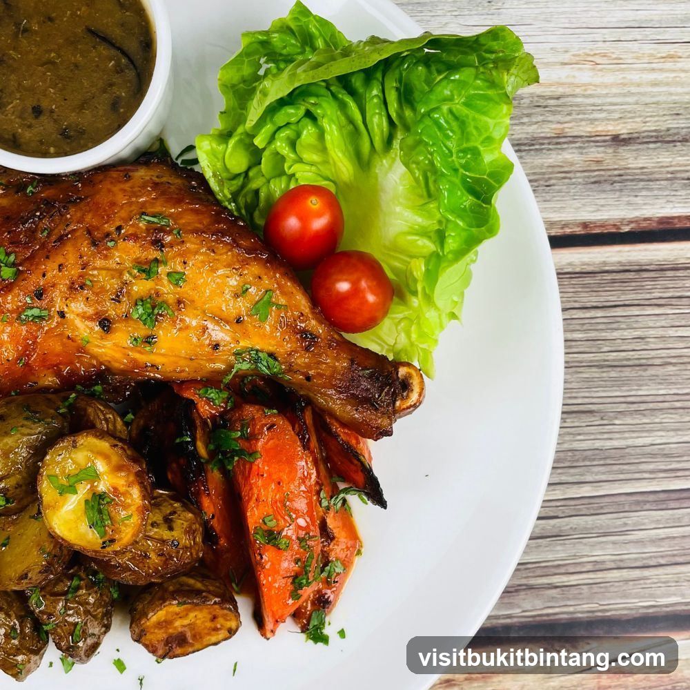 Roasted Chicken Leg with Vegetables