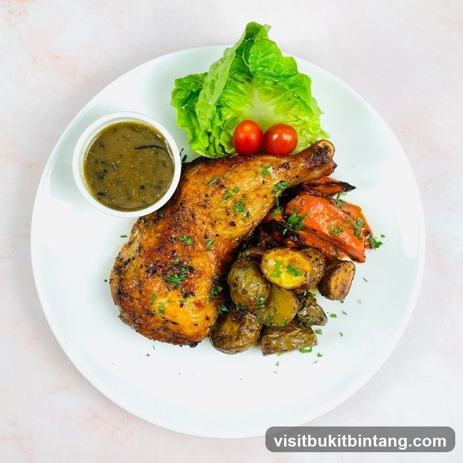 Roasted Chicken Leg with Vegetables