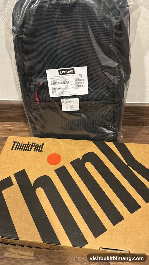 Lenovo ThinkPad Backpack and Laptop Box