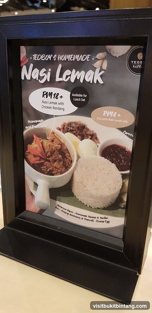 Tedboy's Homemade Nasi Lemak