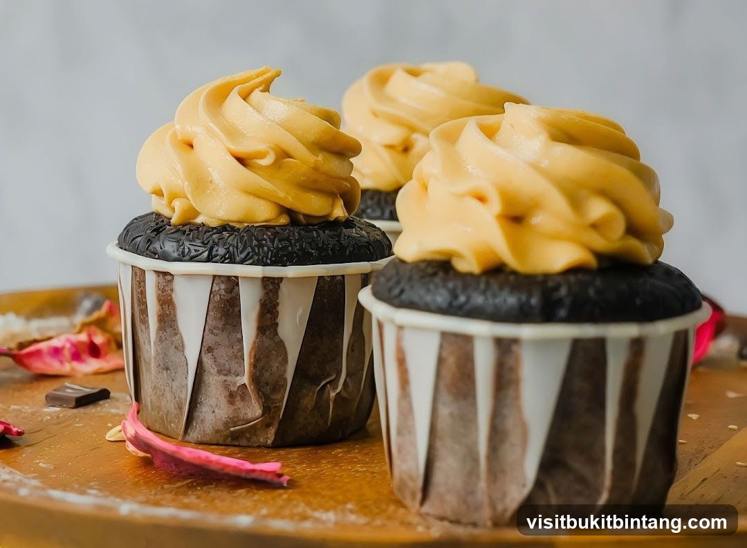 Chocolate Cupcakes with Peanut Butter Frosting