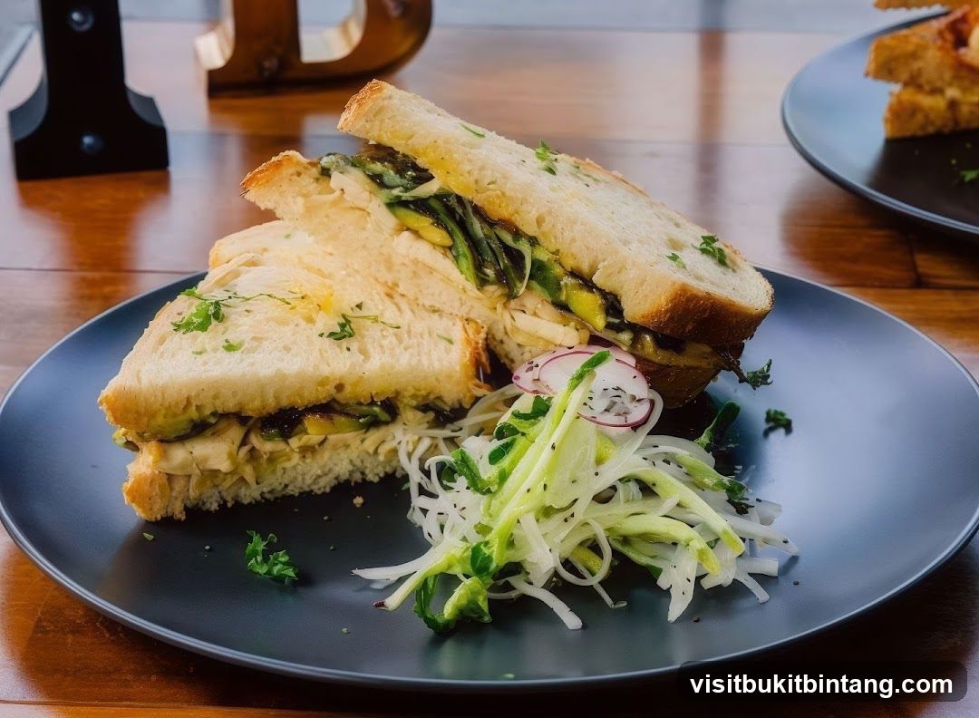 Sandwich with Salad