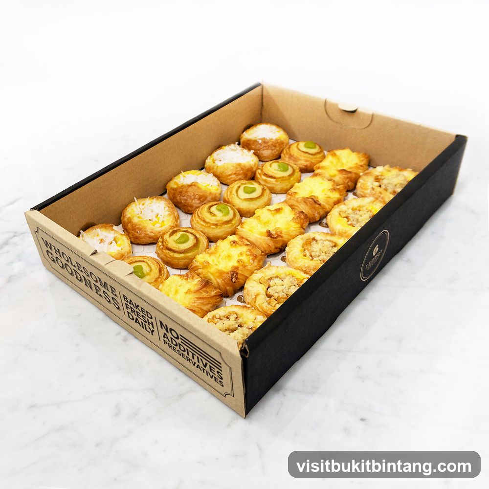 Assorted Pastries in a Box