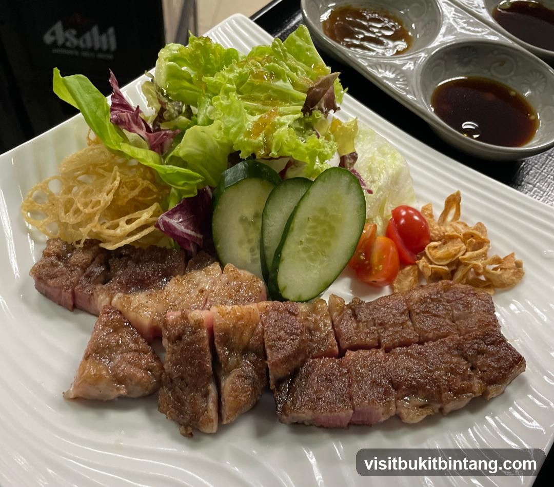 Steak and Salad