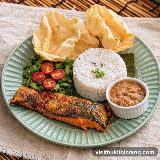 Salmon with Rice and Papadam