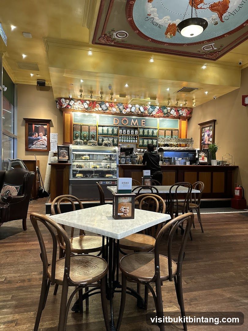 Cafe Interior with Seating