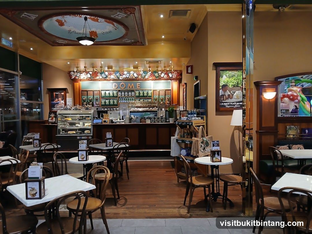 Interior of a cafe