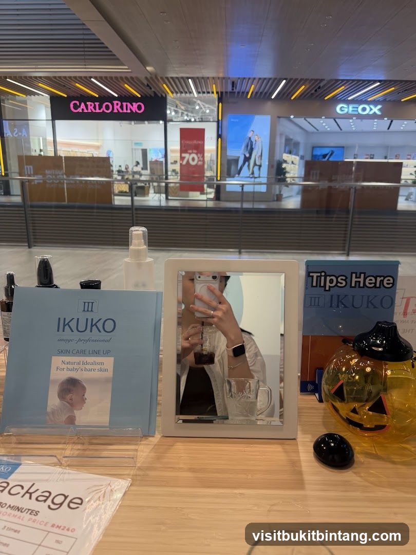 IKUKO Skincare Display