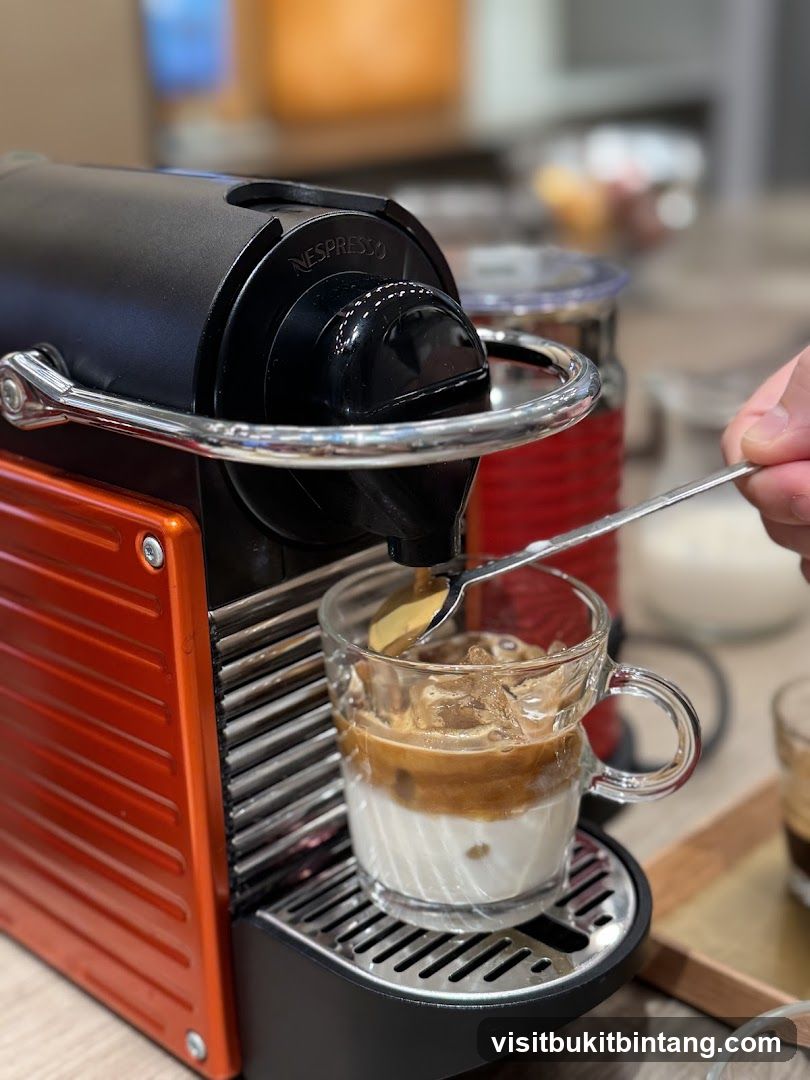 Nespresso Machine Making Coffee