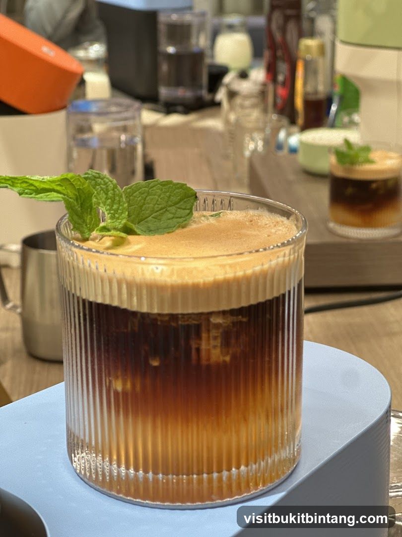 Iced Coffee with Mint