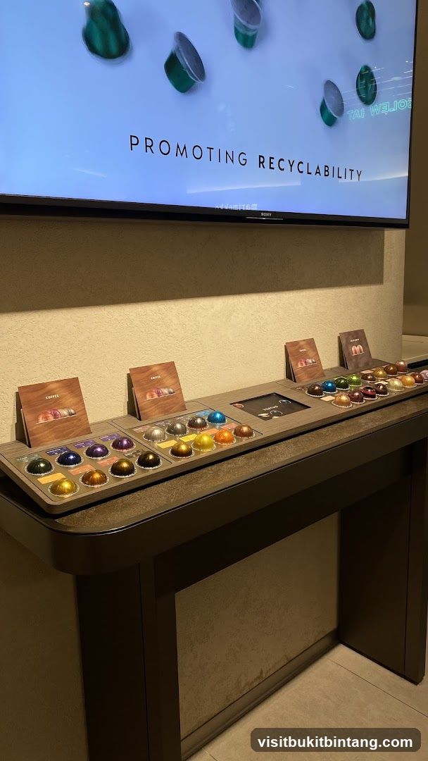 Coffee capsule display
