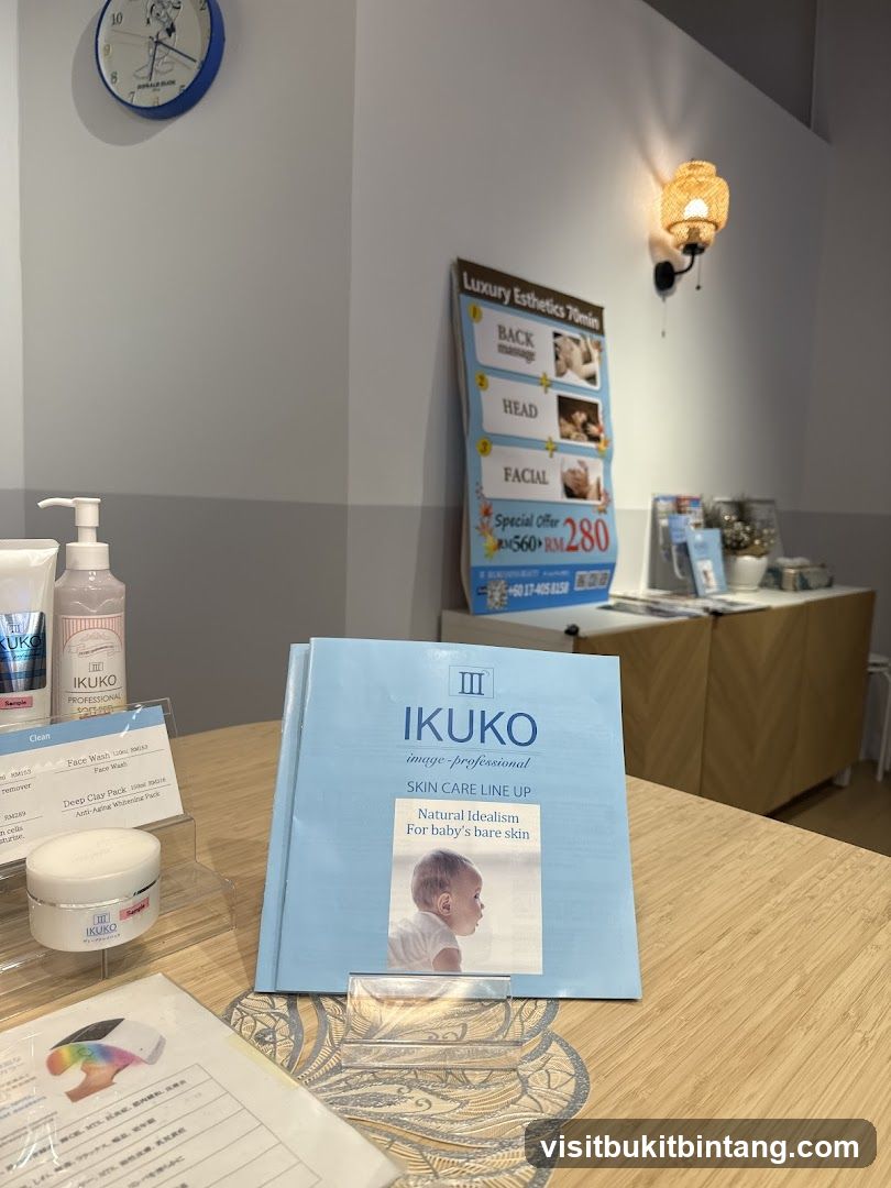 IKUKO Skin Care Line Up Brochure