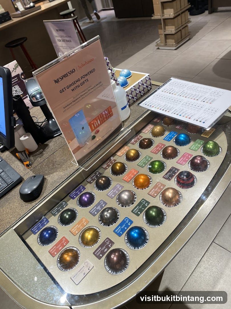 Nespresso Coffee Pod Display