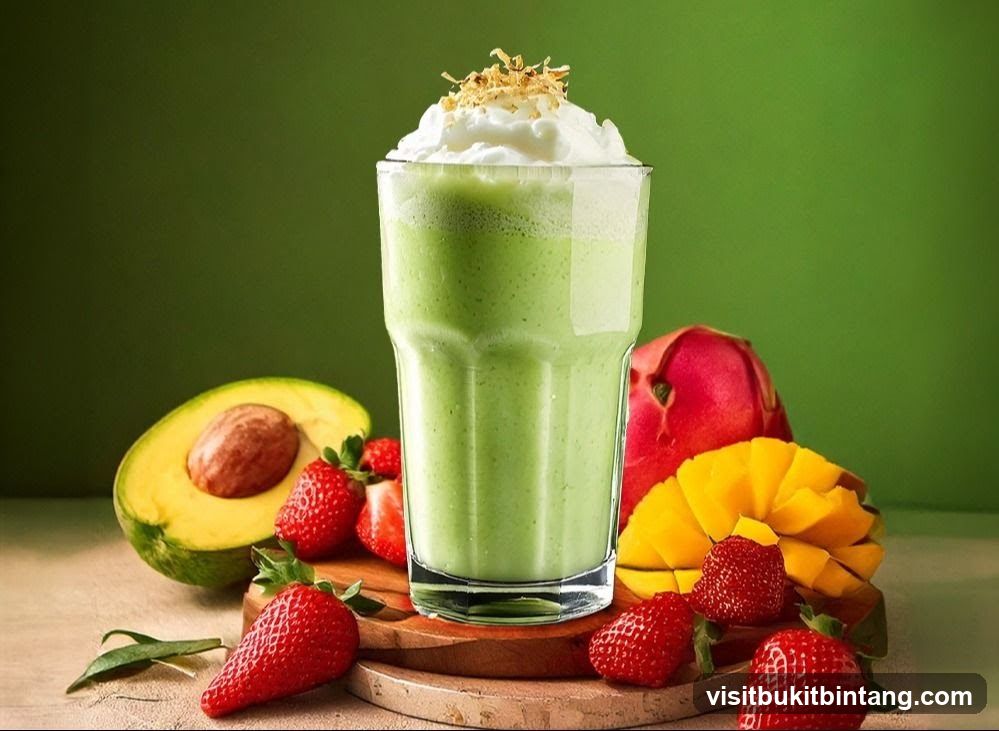 Avocado Smoothie with Fruit