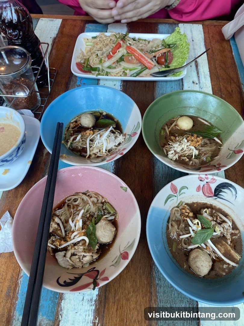 Noodle Soup and Salad