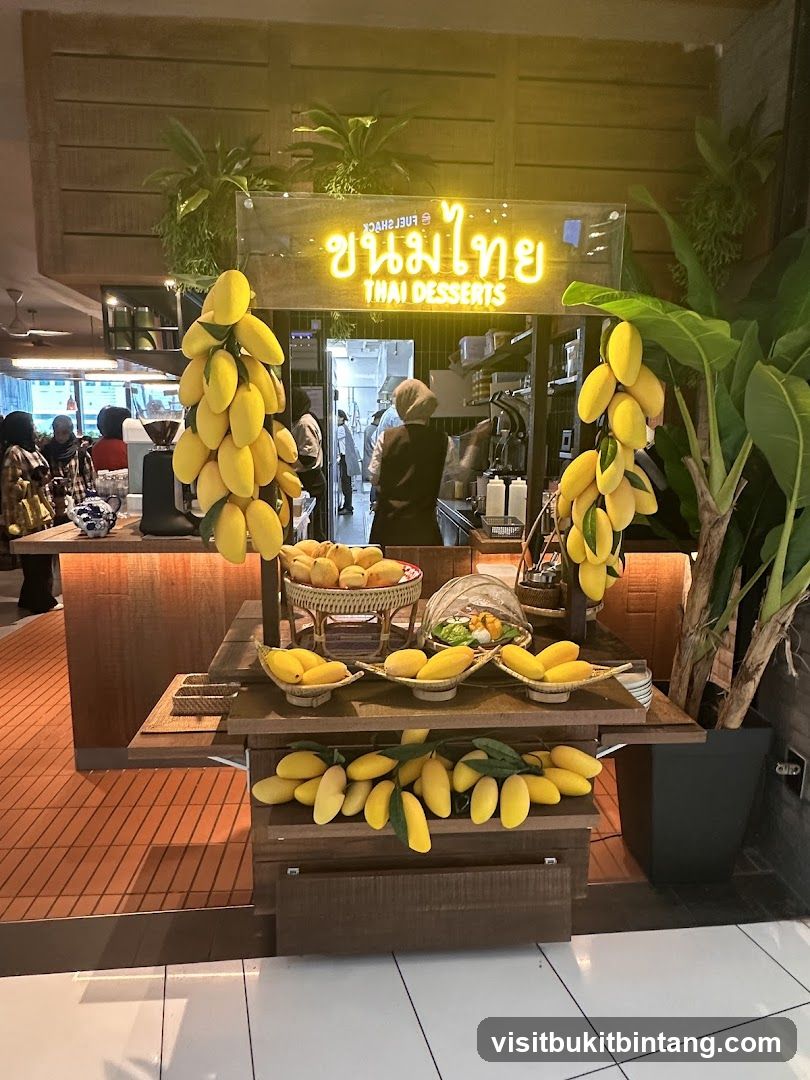 Thai Desserts Display