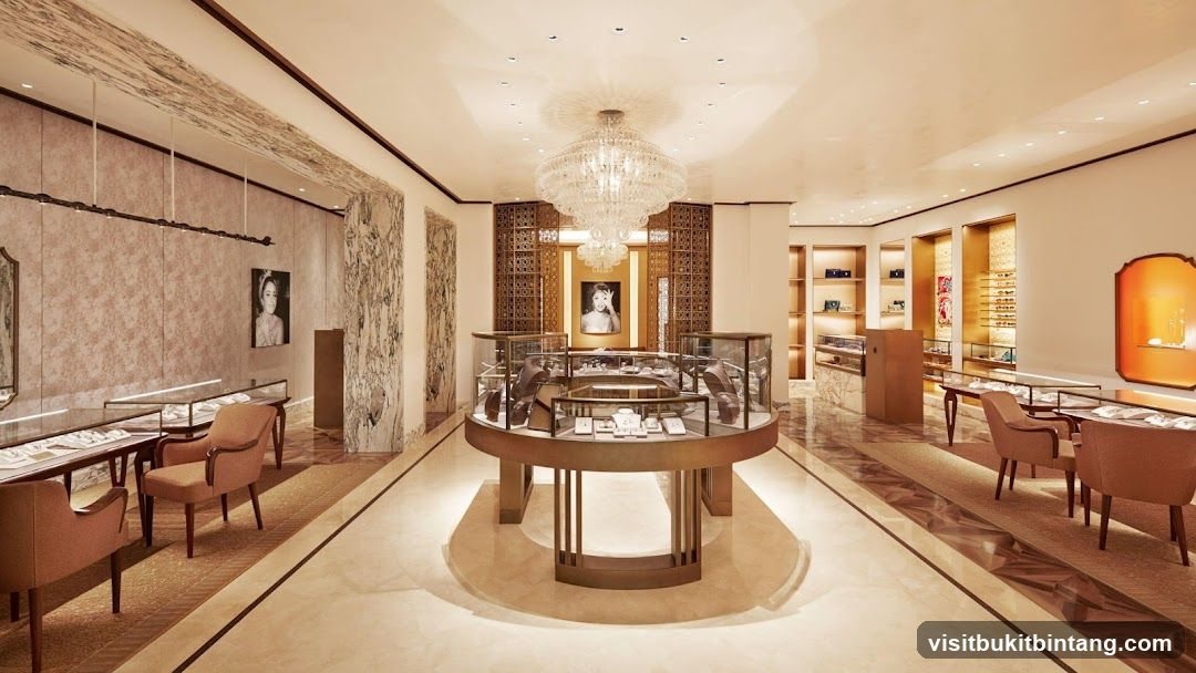 Luxurious Jewelry Store Interior