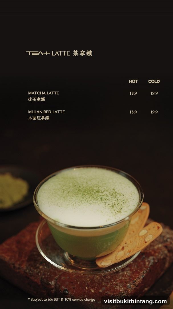 Tea+Latte Menu
