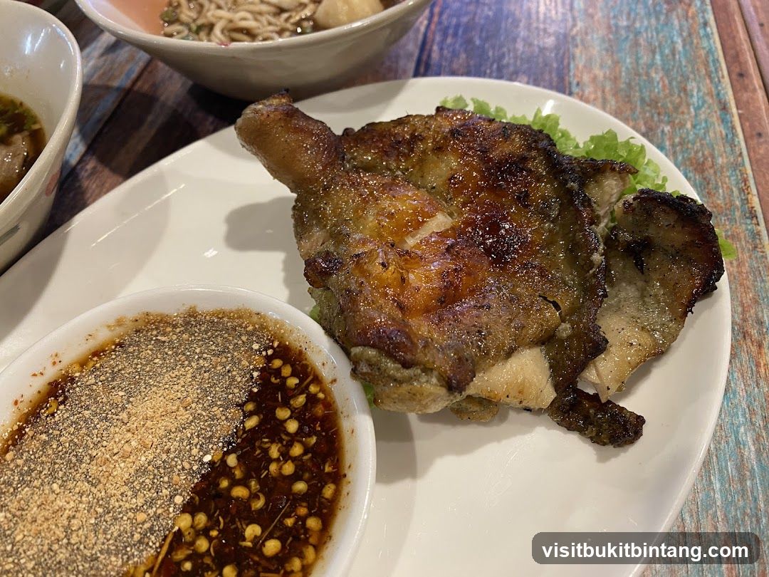 Grilled Chicken with Dipping Sauce