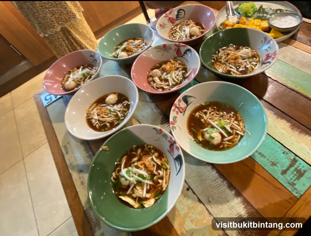 Noodle Bowls and Dessert