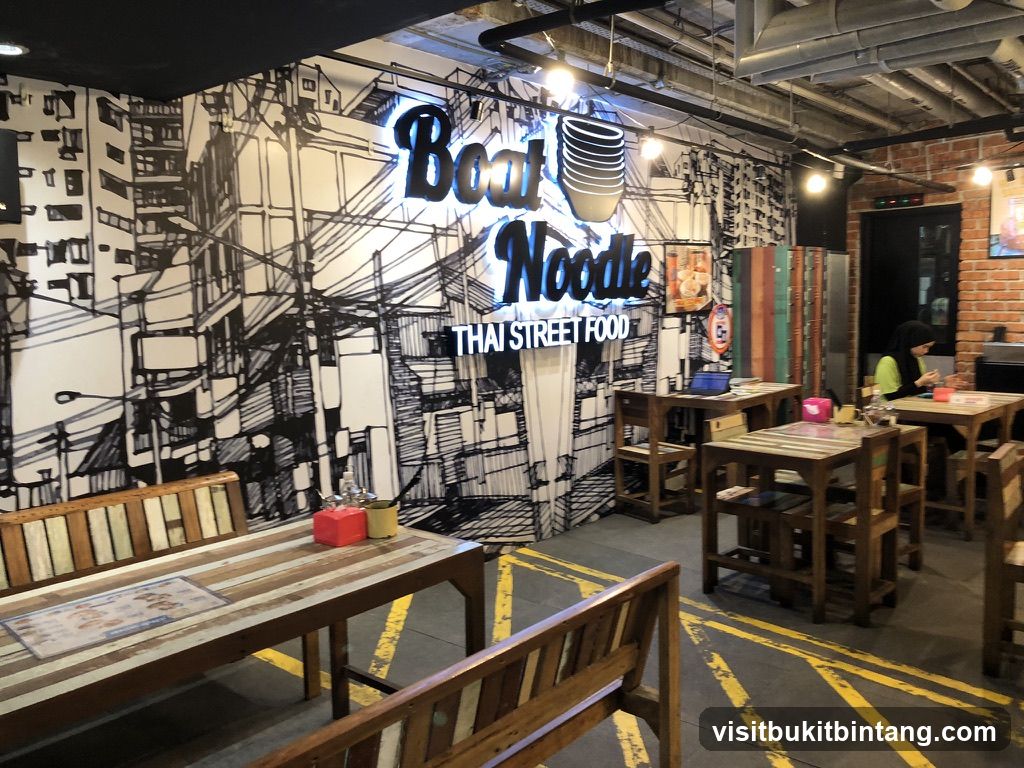 Boat Noodle Thai Street Food Interior