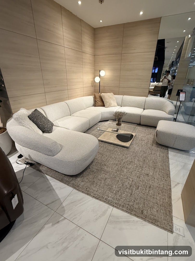 Modern Living Room Display