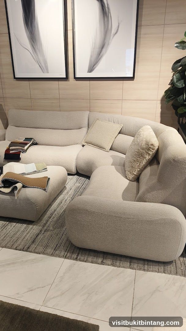 Modern Living Room Display