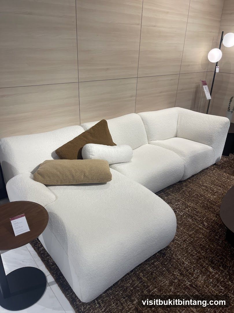 Modern White Sectional Sofa