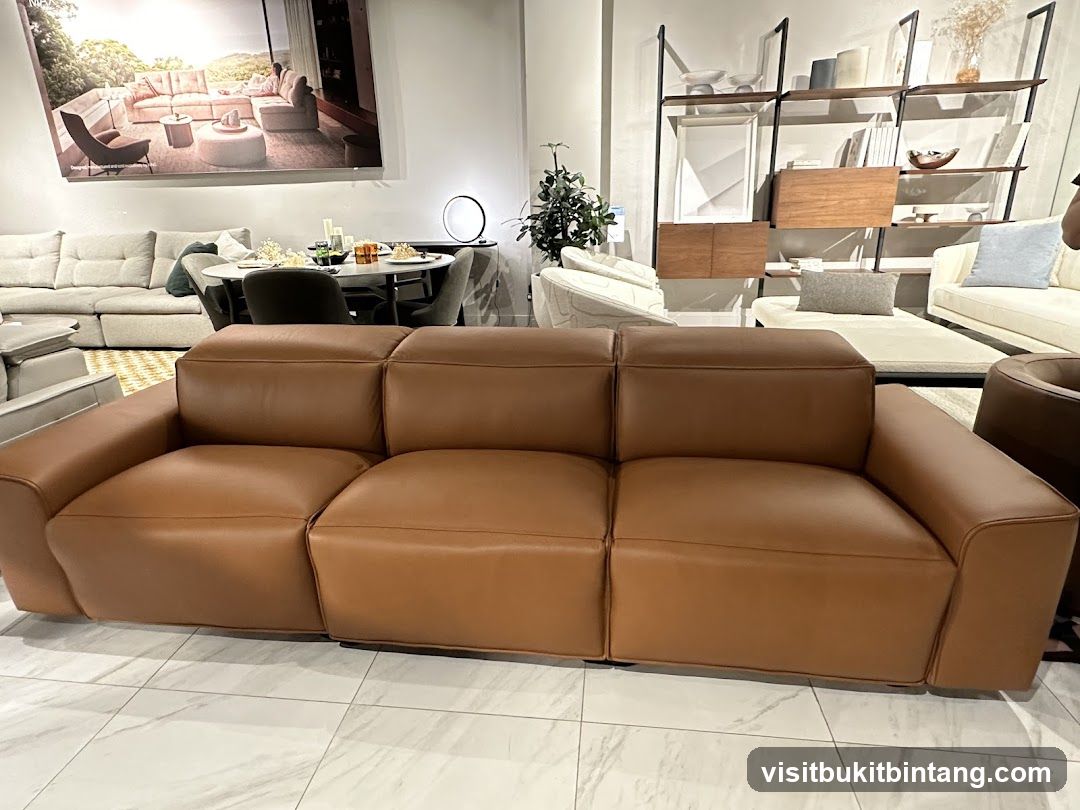 Modern Living Room Furniture Display