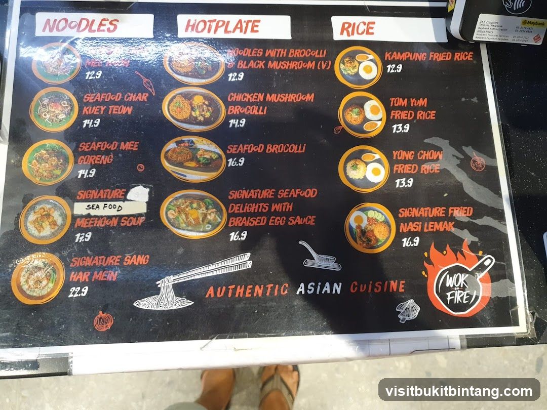 Authentic Asian Cuisine Menu