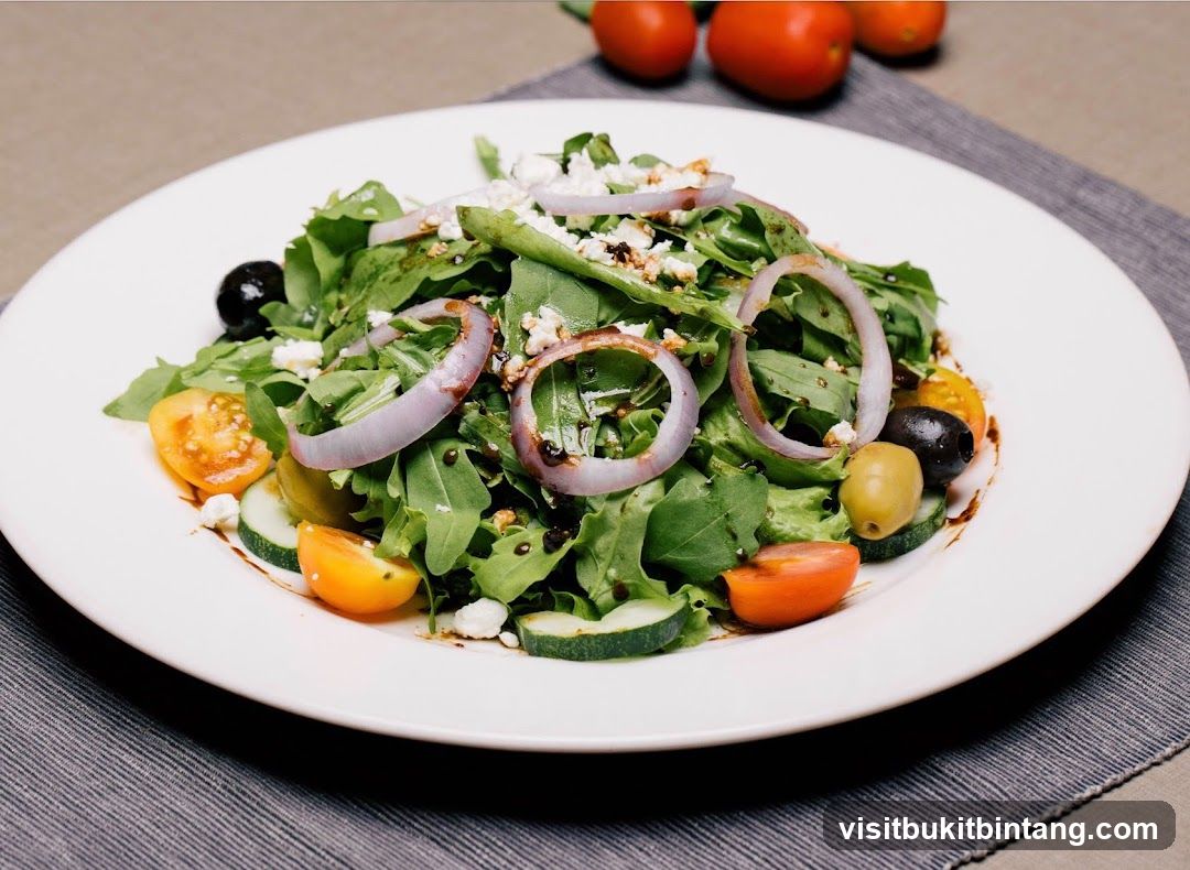 Salad with Tomatoes, Olives, and Feta