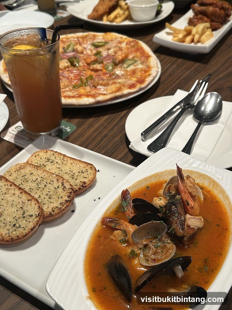 Table with Food and Drinks