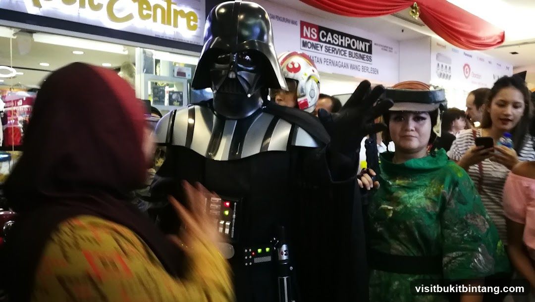 Darth Vader and friends at an event