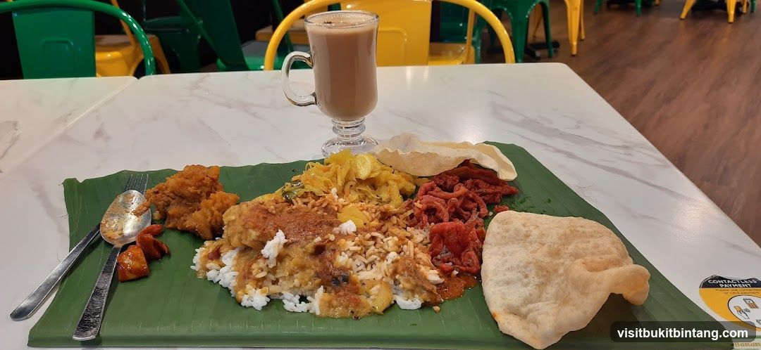 Indian Meal with Tea