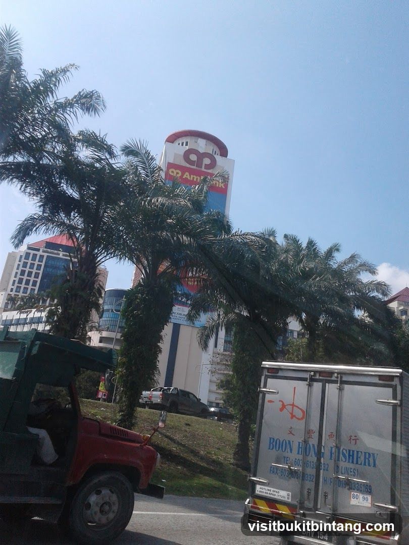 AmBank Building and Trucks
