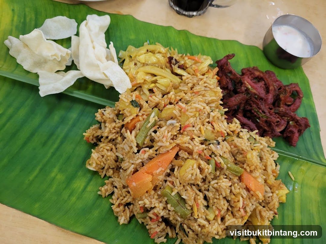 Vegetable Biryani Platter
