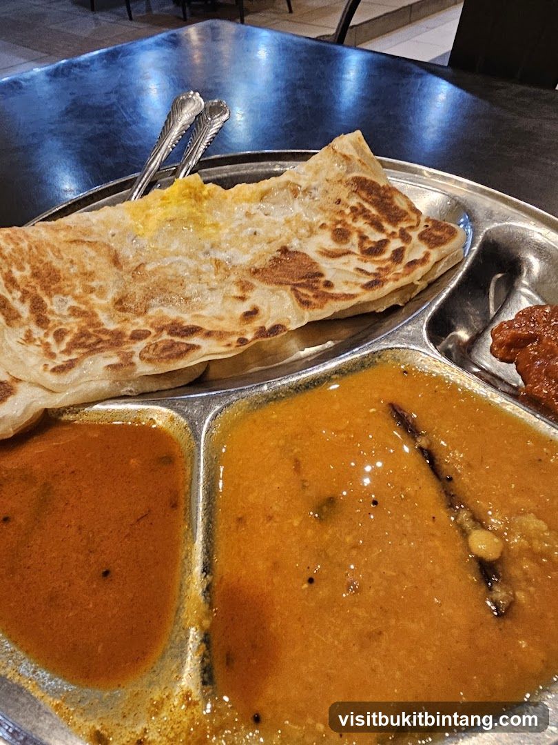 Roti Canai with Curries