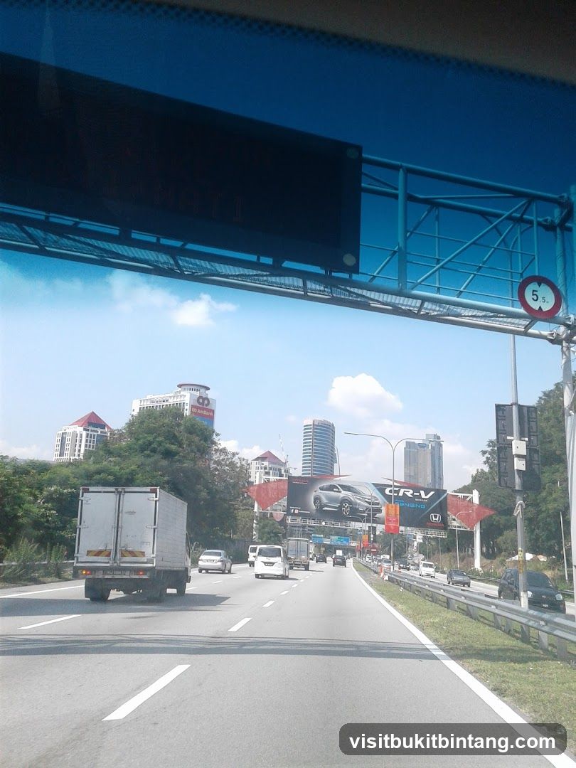 Highway with Billboard Advertisement