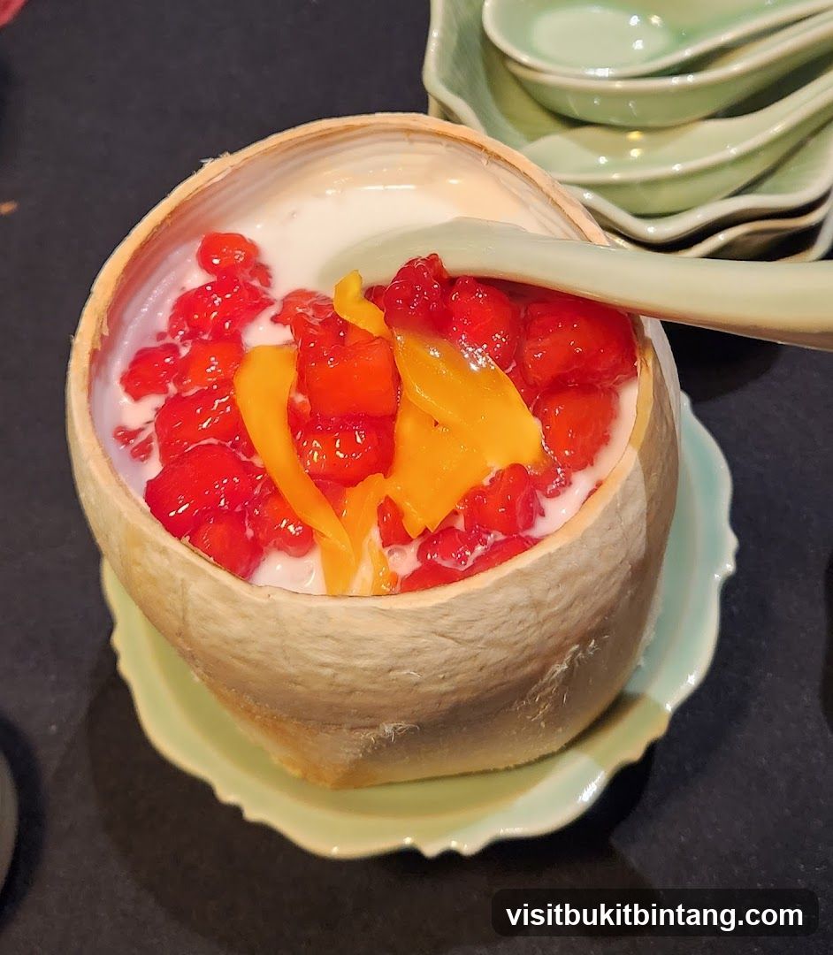 Coconut Dessert with Fruit