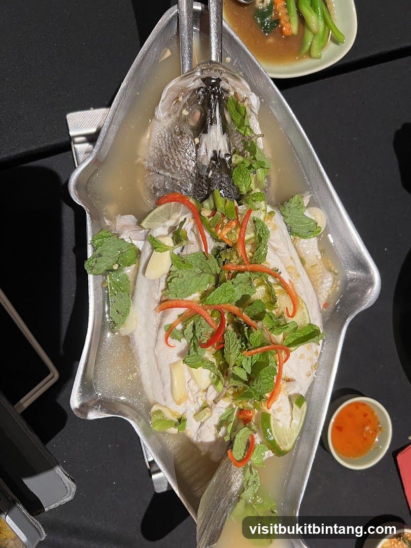 Steamed Fish with Lime and Chili