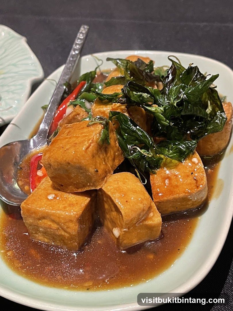 Fried Tofu with Basil