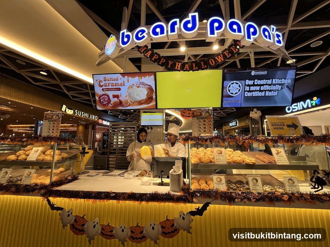 Beard Papa's Halloween Display
