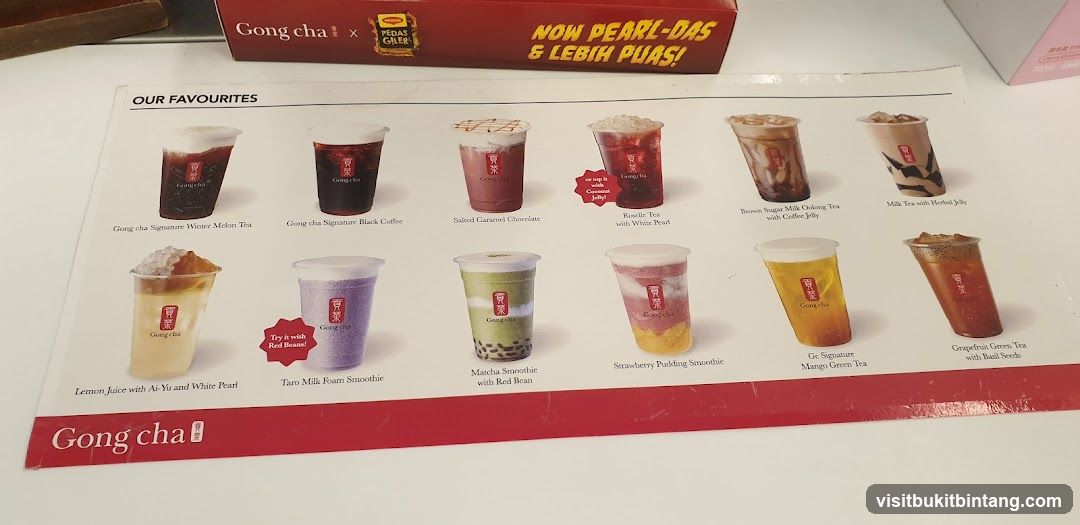 Gong cha Favourites