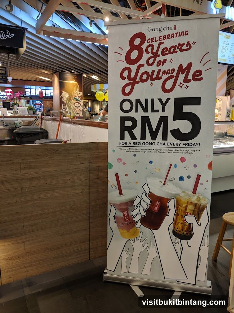 Gong Cha 8th Anniversary Promotion